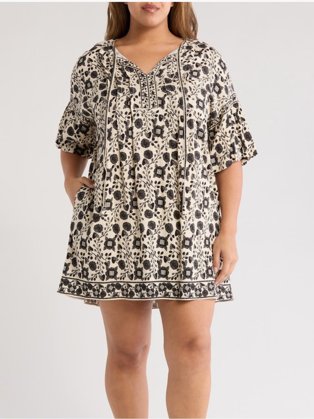 Max Studio Puff Sleeve Dress
